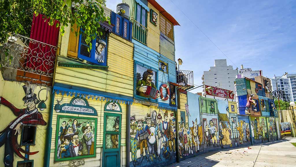 The La Boca Neighborhood in Buenos Aires