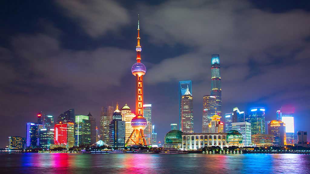 Shanghai skyline, China